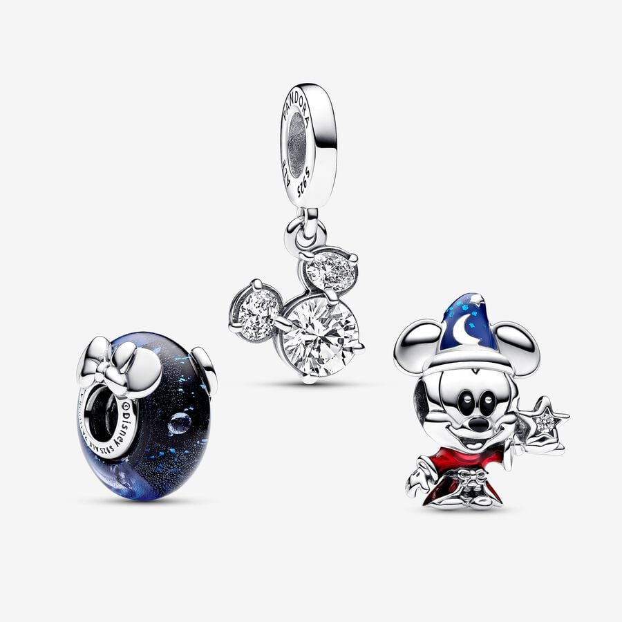 Disney Mickey and Minnie Believe in Magic Charm Trio