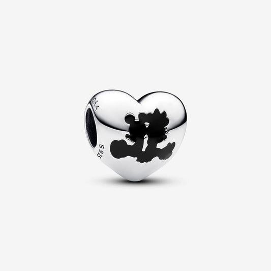 Disney Mickey Mouse & Minnie Mouse Heart Charm