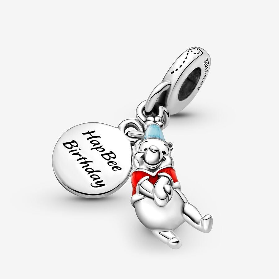 Disney Winnie the Pooh Birthday Dangle Charm