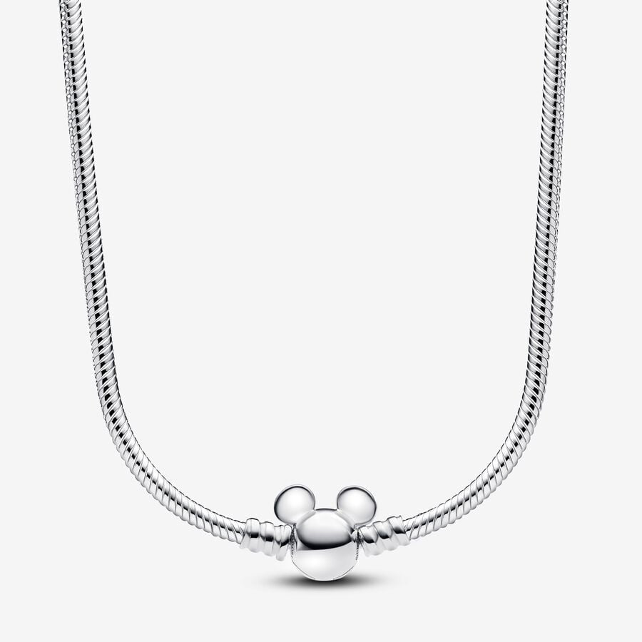 Mickey Mouse Holiday Wreath Charm Necklace Set