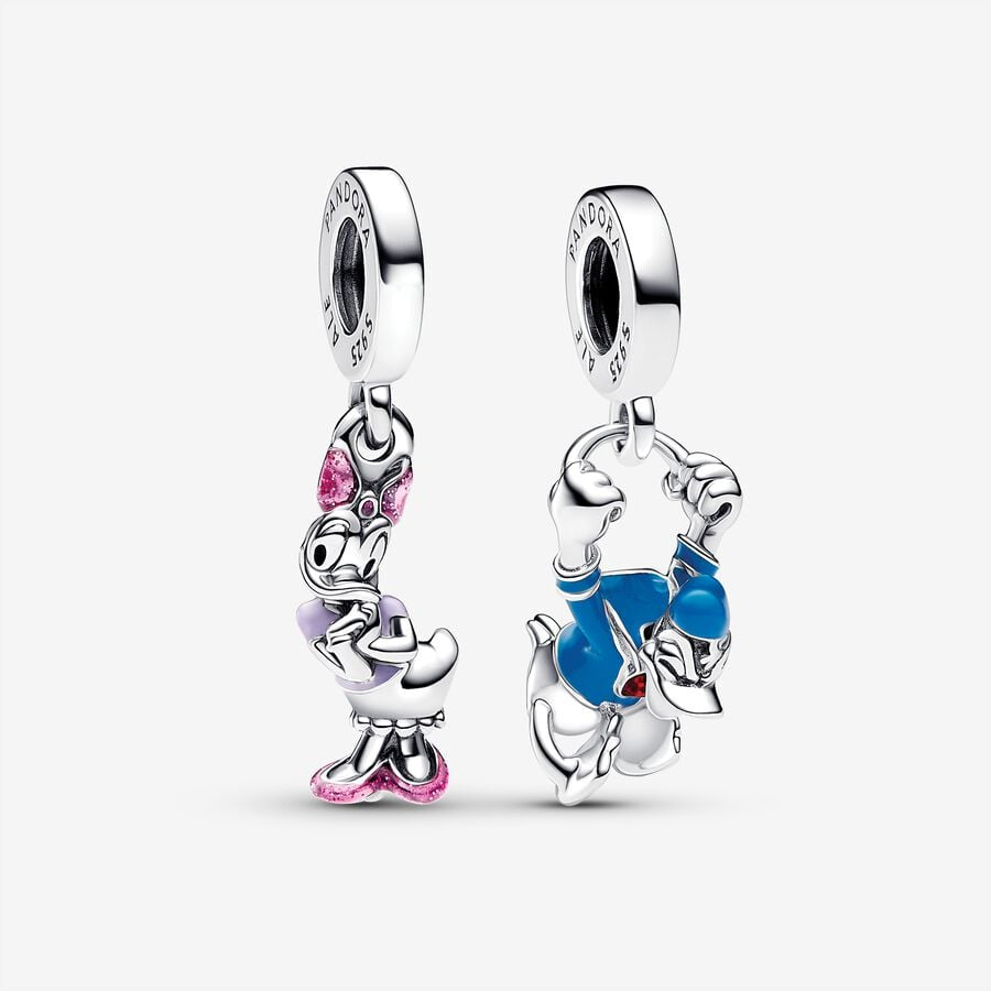 Disney x Pandora Daisy and Donald Charm Duo