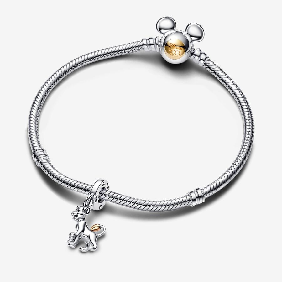 Disney 100th Anniversary Simba Lab-grown Diamond Dangle Charm