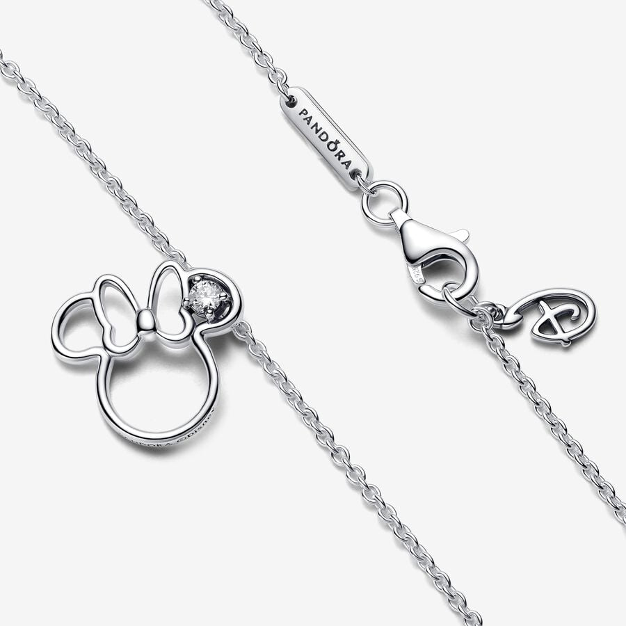 Disney Minnie Mouse Silhouette Collier Necklace