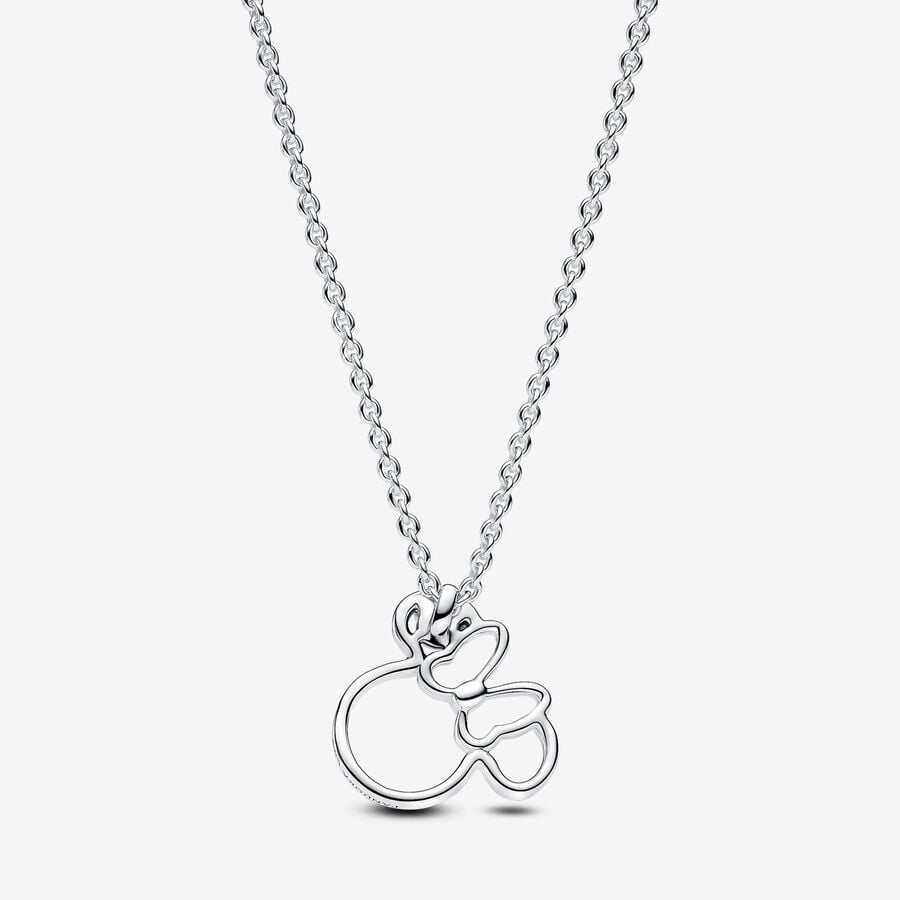 Disney Minnie Mouse Silhouette Collier Necklace