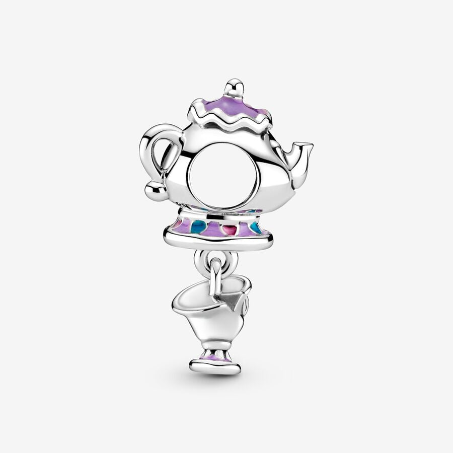 Disney Beauty and the Beast Mrs. Potts and Chip Dangle Charm